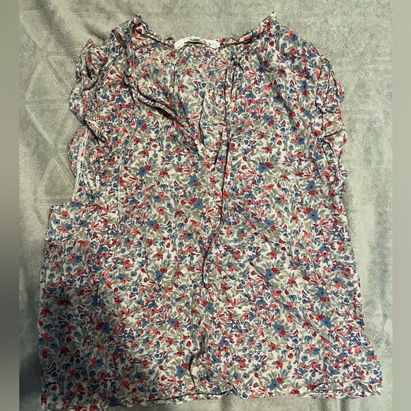 Women’s Steve Madden BB Dakota 100% cotton sleeveless ruffle blouse - Picture 1 of 4
